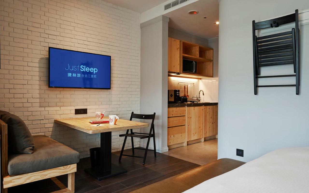 Just Sleep - Sanchong Hotel Taipé Exterior foto
